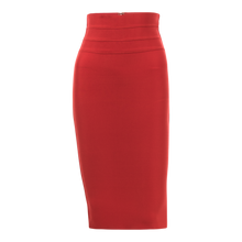 Load image into Gallery viewer, Red Bandage Pencil Skirt
