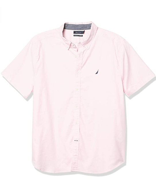 Men's Nautica Light Pink Button Down Shirt